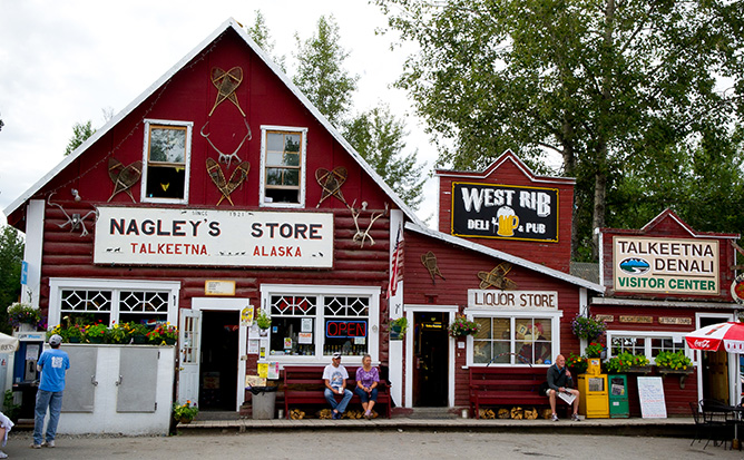 Nagley's Store is a 100-year old store in Historic Talkeetna